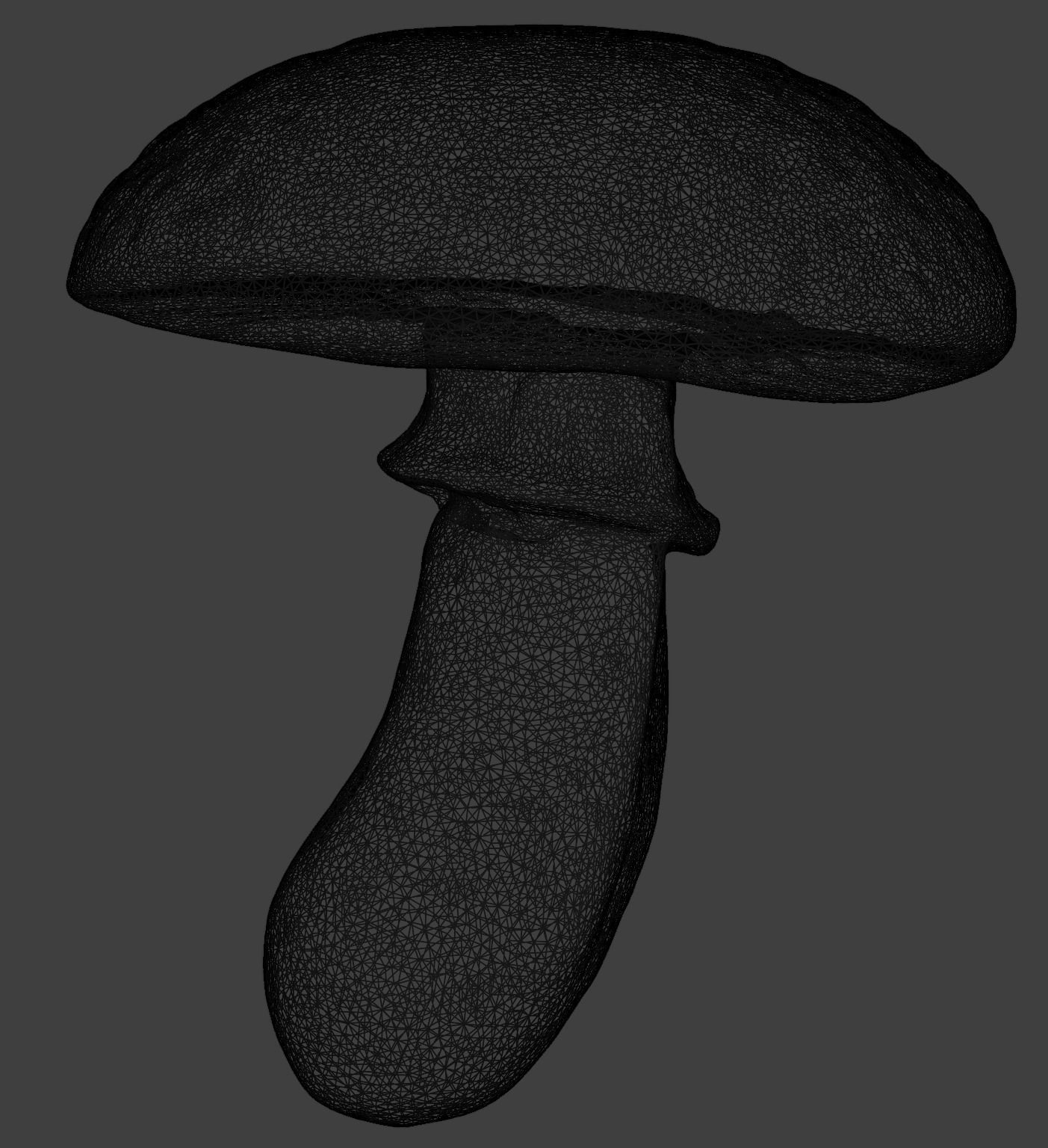 Realistic high quality red fungus - Mushroom 3D model_1