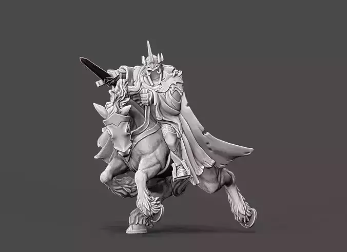 Wraith Rider 2 - 35mm scale 3D print model