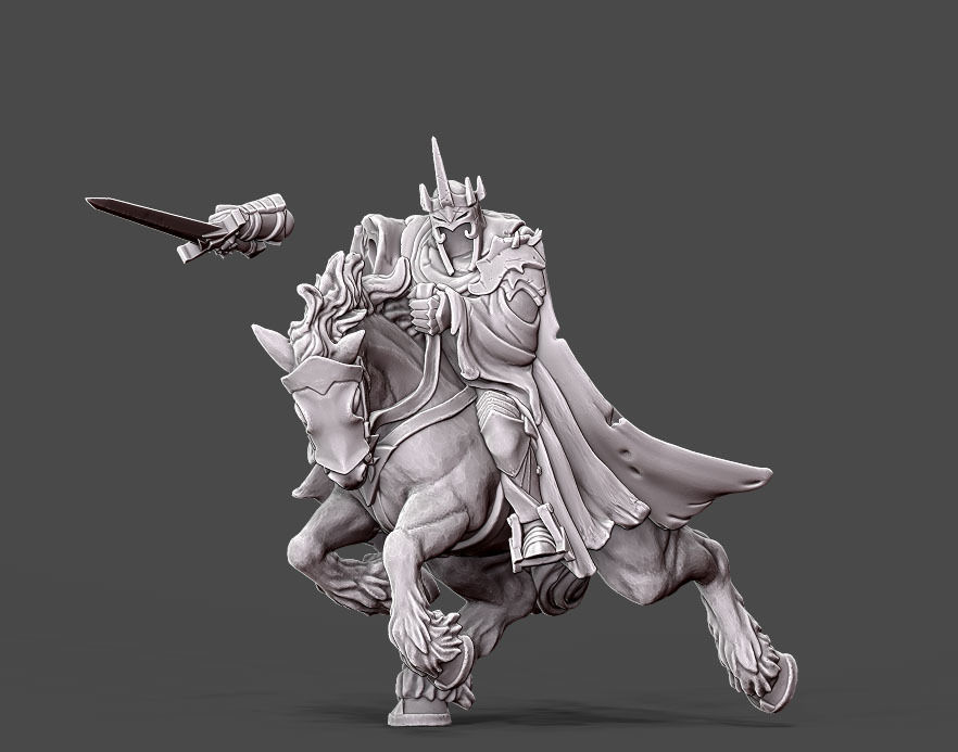 Wraith Rider 2 - 35mm scale 3D print model_6