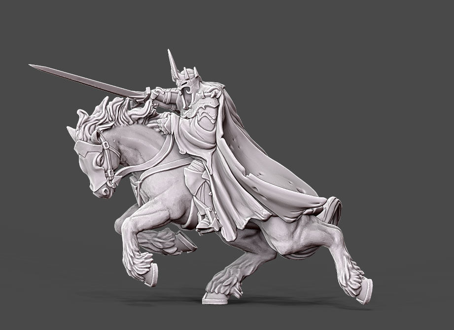 Wraith Rider 2 - 35mm scale 3D print model_1