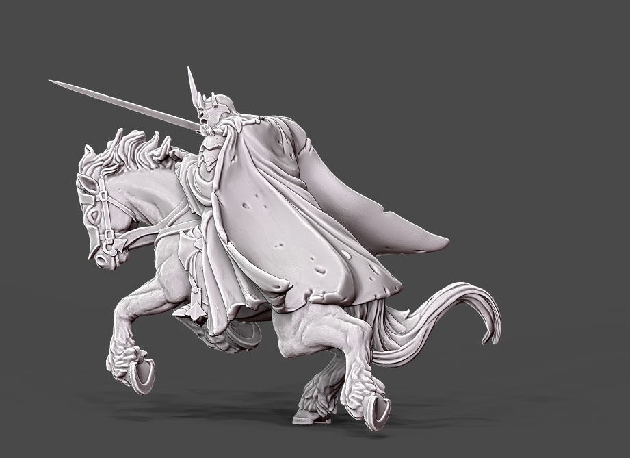 Wraith Rider 2 - 35mm scale 3D print model_2