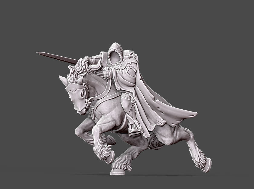 Wraith Rider 2 - 35mm scale 3D print model_7