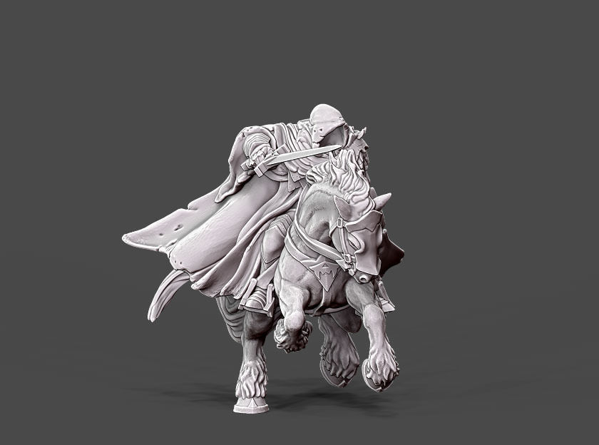 Wraith Rider 2 - 35mm scale 3D print model_9