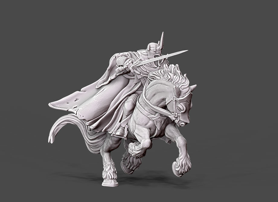 Wraith Rider 2 - 35mm scale 3D print model_4