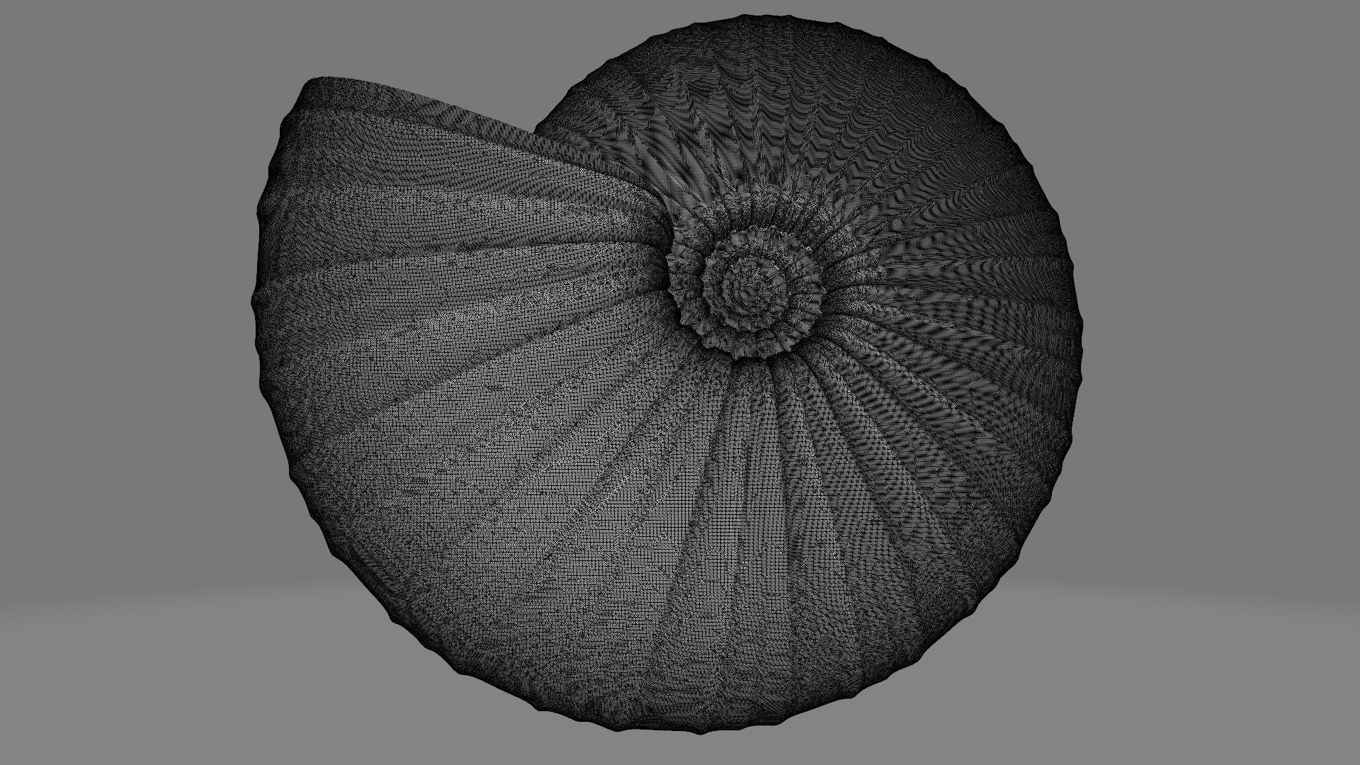 Discocone ornamented ribbing pattern I 3D print model_5