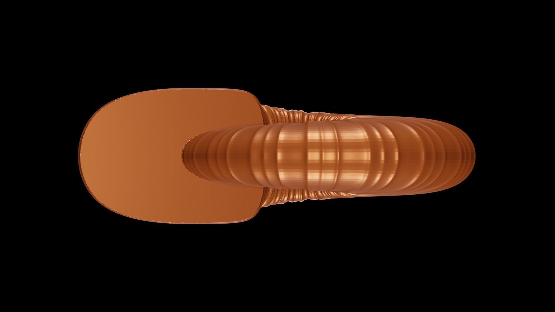 Discocone ornamented ribbing pattern I 3D print model_2