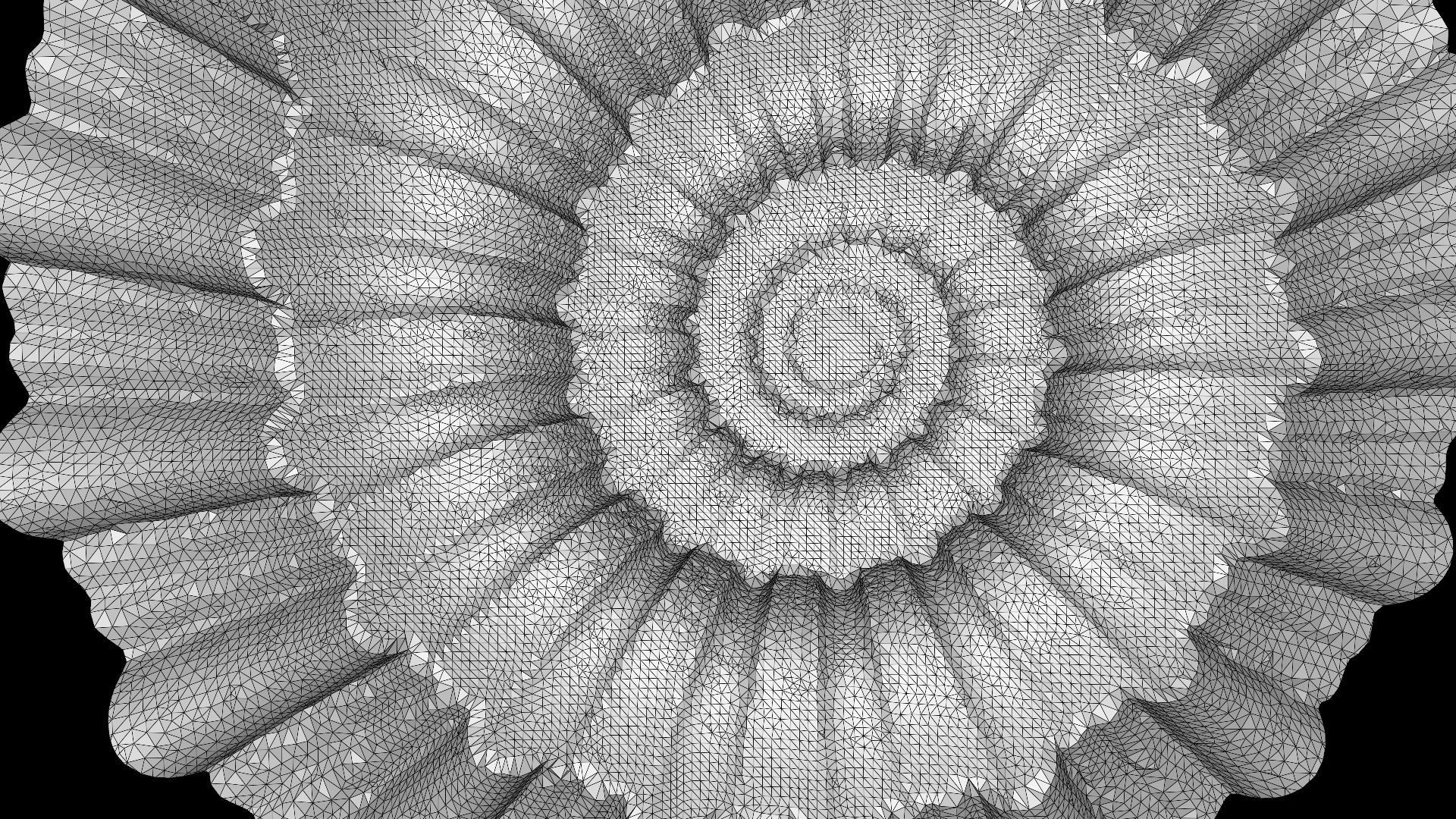 Discocone ornamented ribbing pattern I 3D print model_8