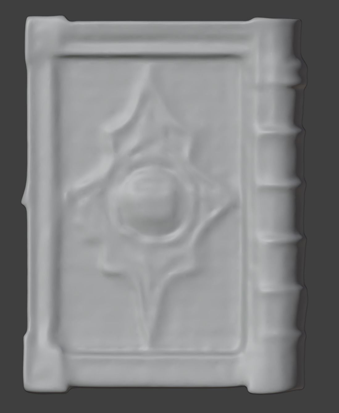 Realistic high quality magical spellbook - Book 3D model_8