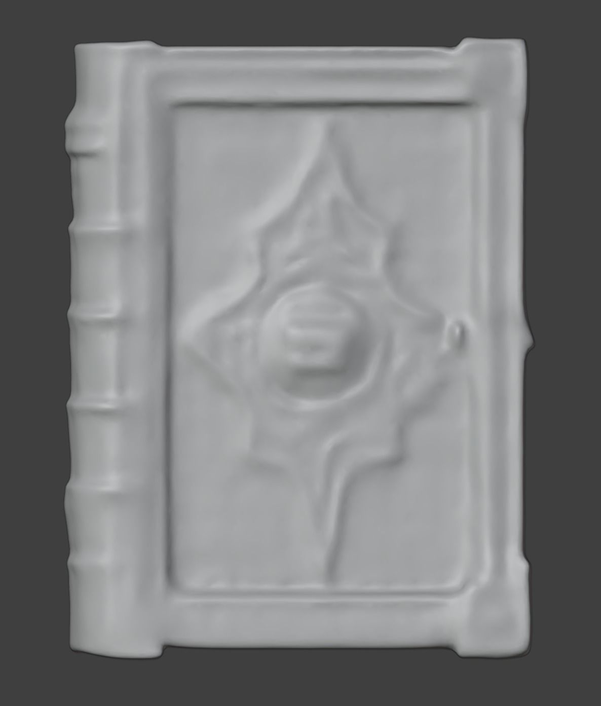 Realistic high quality magical spellbook - Book 3D model_6