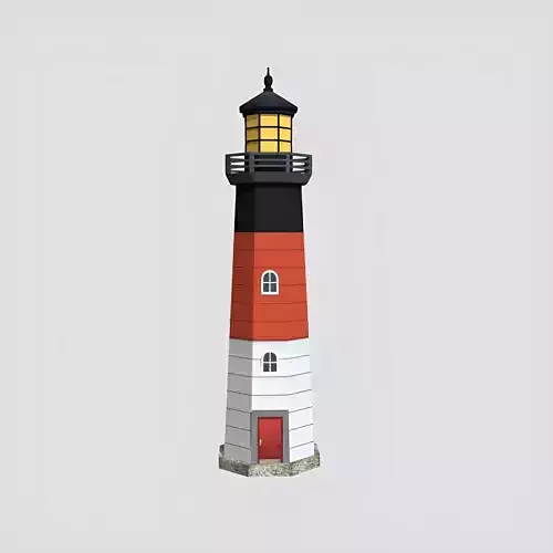 Lighthouse - Low-poly PBR Model
