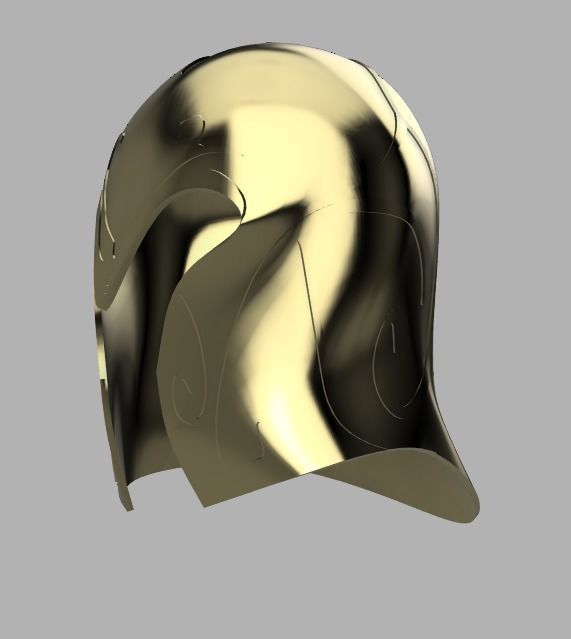 Lord of The Rings Elven Helmet 3D print model_1