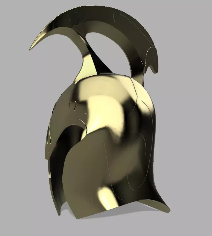 Lord of The Rings Elven Helmet 3D print model_0