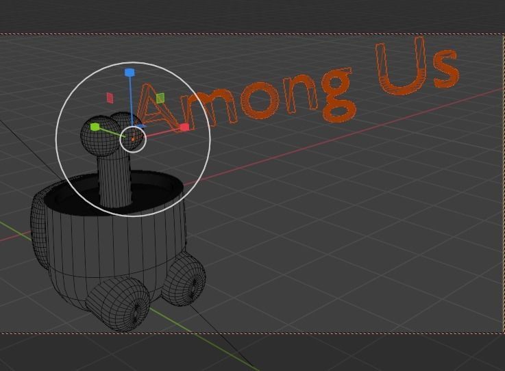 AMONG US DEAD 3D print model blender 3D print model_2
