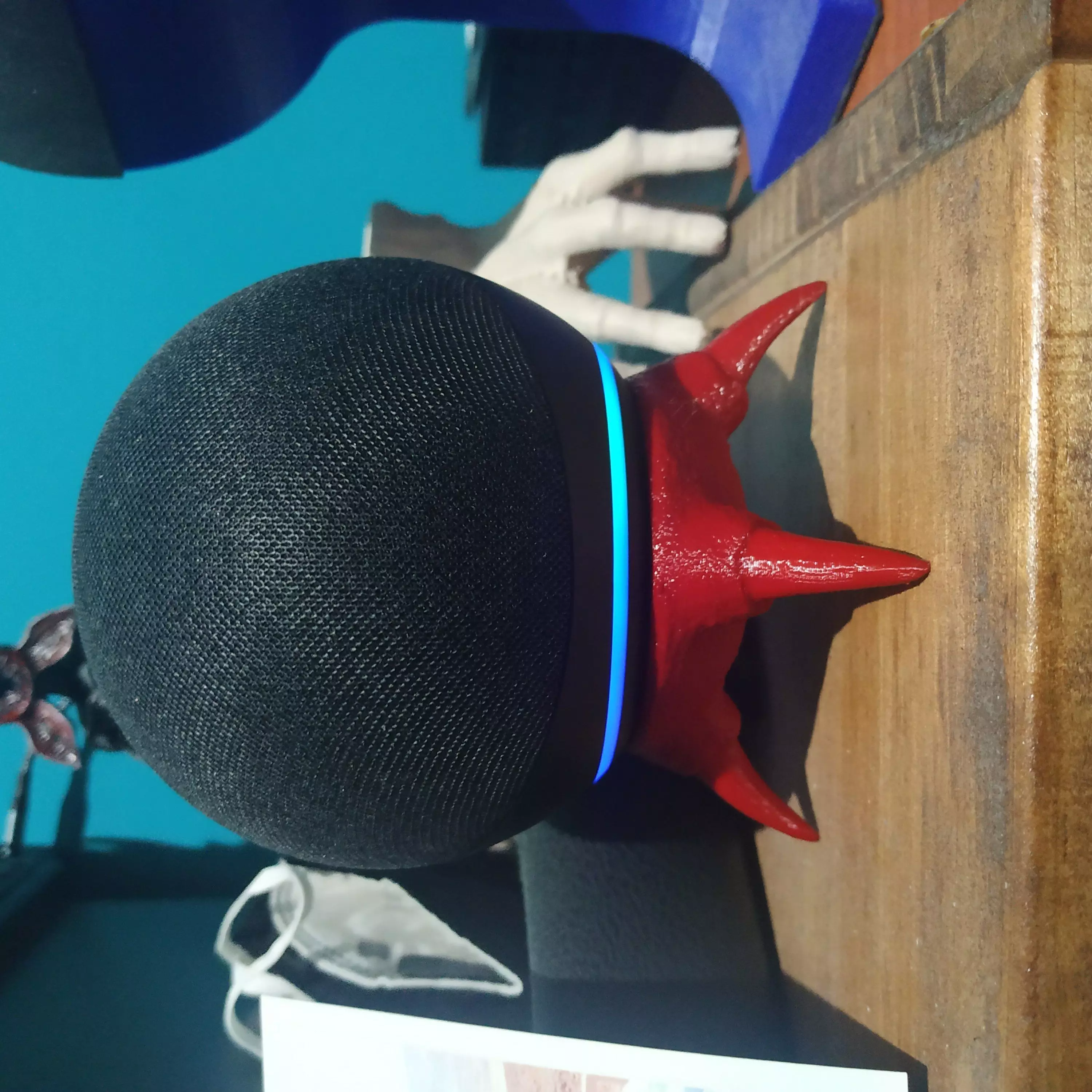 SOPORTE ALEXA COLMILLOS Free 3D print model