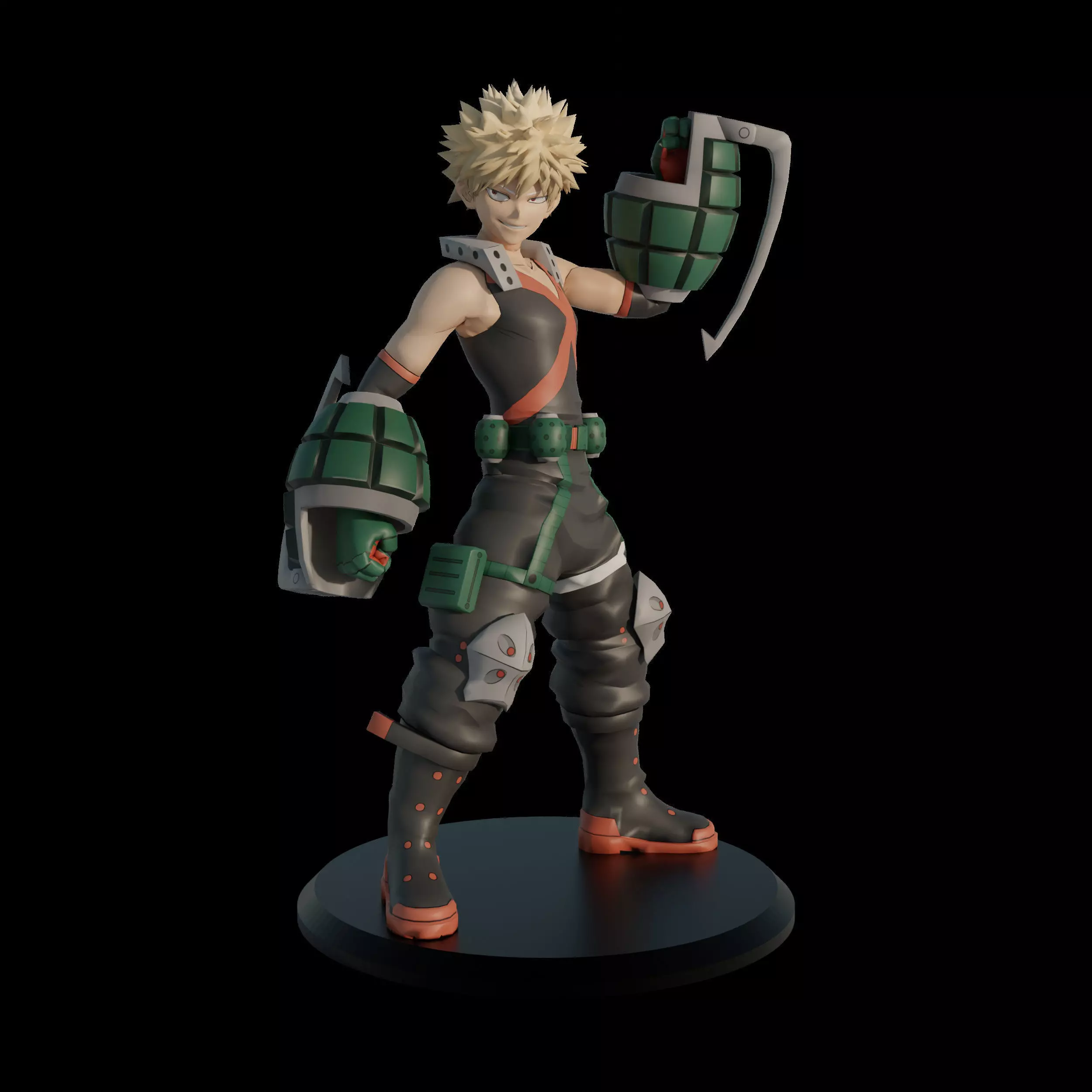 Katsuki Bakugo My Hero Academia 3D print model