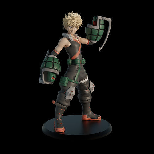 Katsuki Bakugo My Hero Academia 3D print model