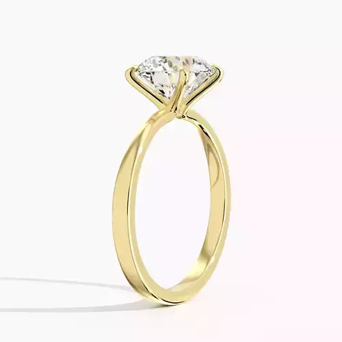 Freesia Solitaire Engagement Ring 0021 3D print model
