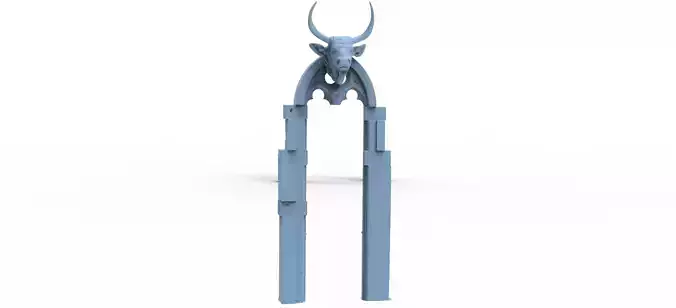 Narnian stone Witches bull arch 