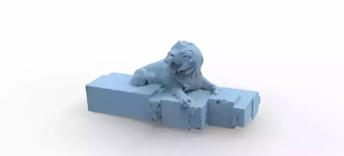 Aslan Stone table low poly