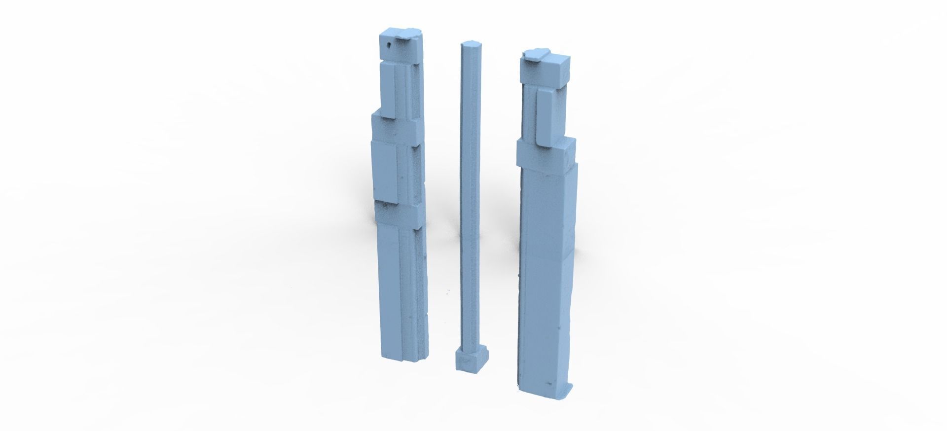 Aslan Stone table Ruins 4 versions  3D model_3