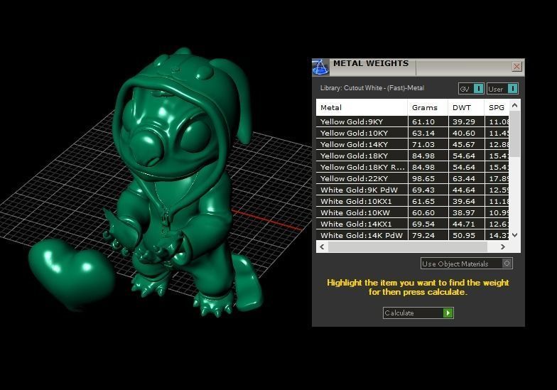Alien Model 3D print model_3