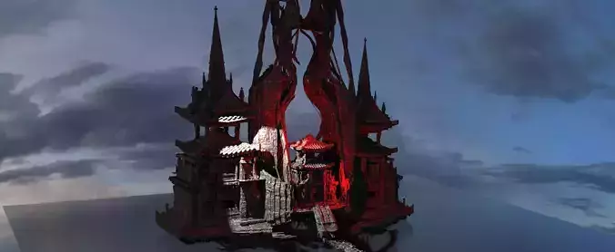 Ninja scroll underground Oni temple