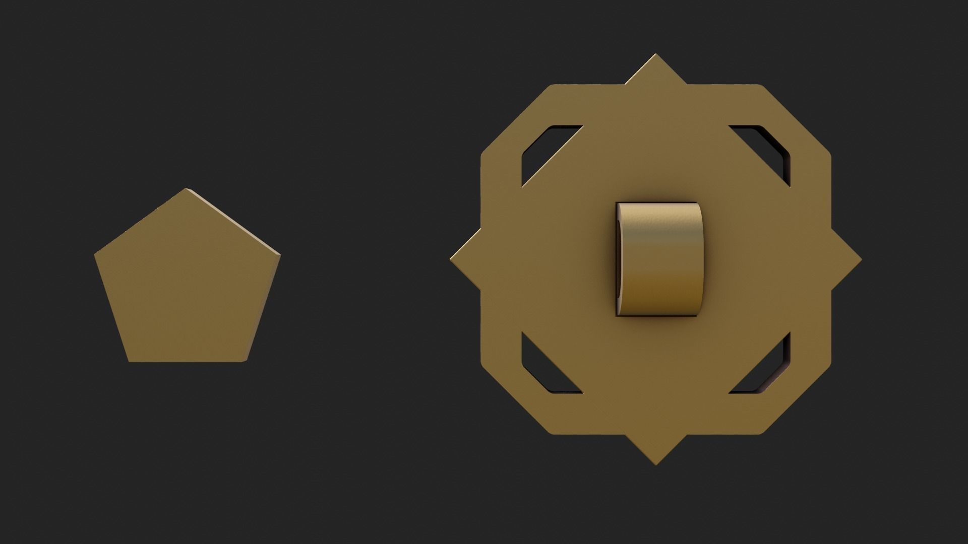 Printable Pyro Vision Genshin impact - Xiangling Cosplay 3D print model_1