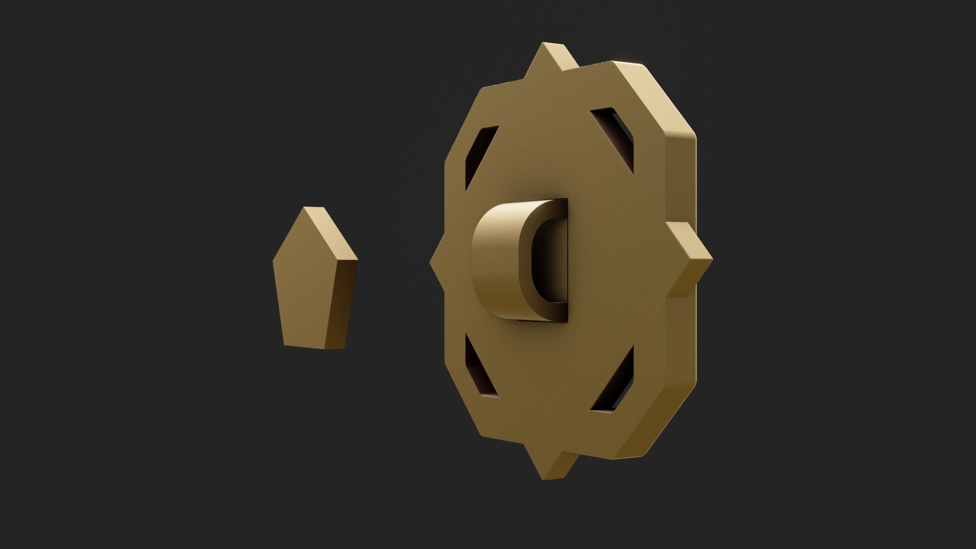 Printable Pyro Vision Genshin impact - Xiangling Cosplay 3D print model_3