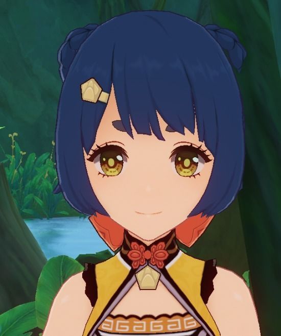 Printable Pyro Vision Genshin impact - Xiangling Cosplay 3D print model_7