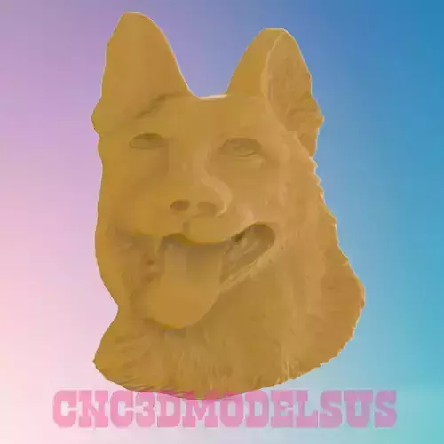 Berger 3D MODEL STL FILE FOR CNC ROUTER LASER  3D PRINTER 