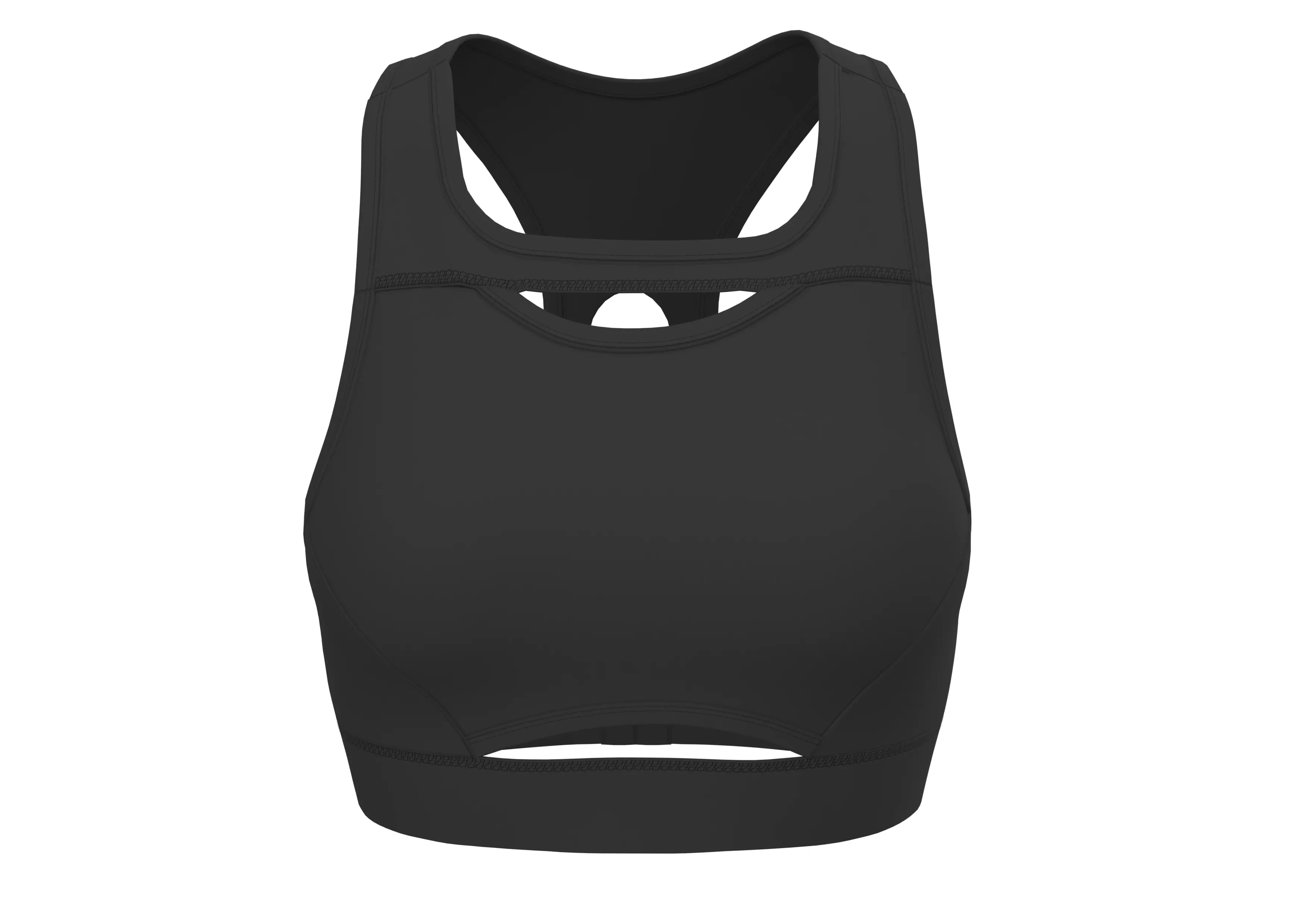 Black Sports Tank Top Free low-poly 3D model