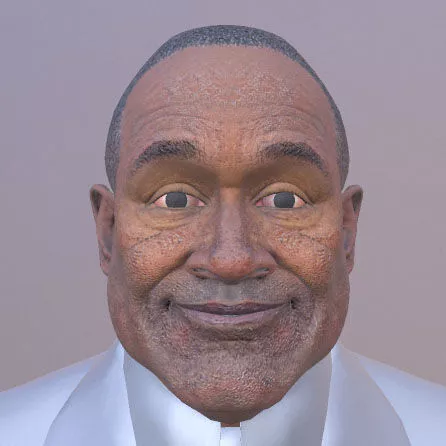 OJ Simpson Free Model Free low-poly 3D model