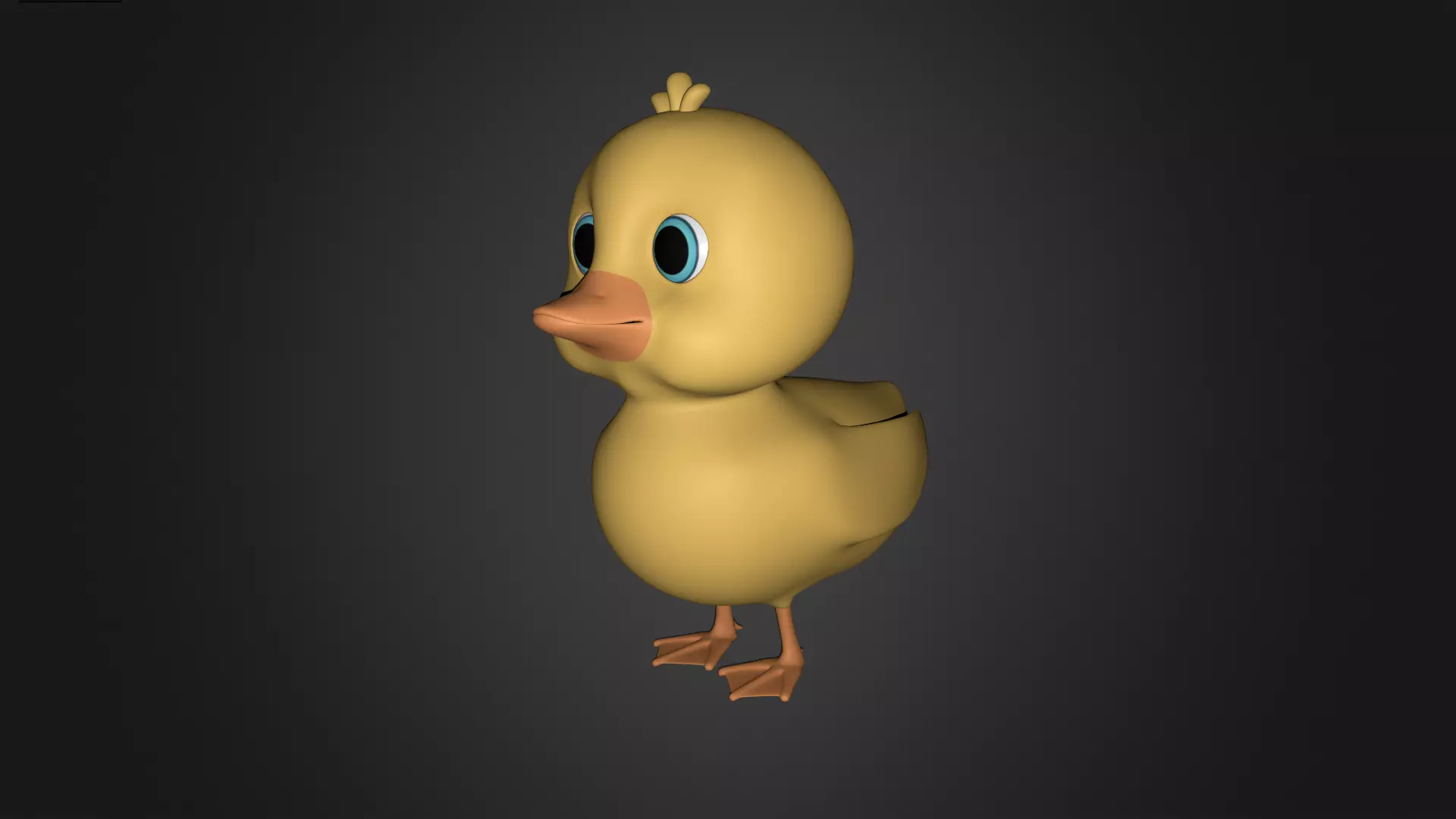 Asset - Cartoons - Animal - Duck Rigged 3D model_0