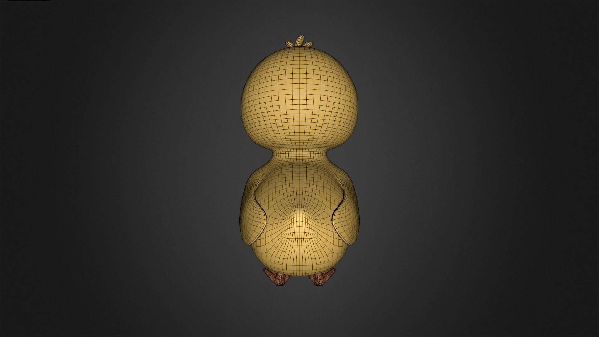 Asset - Cartoons - Animal - Duck Rigged 3D model_11