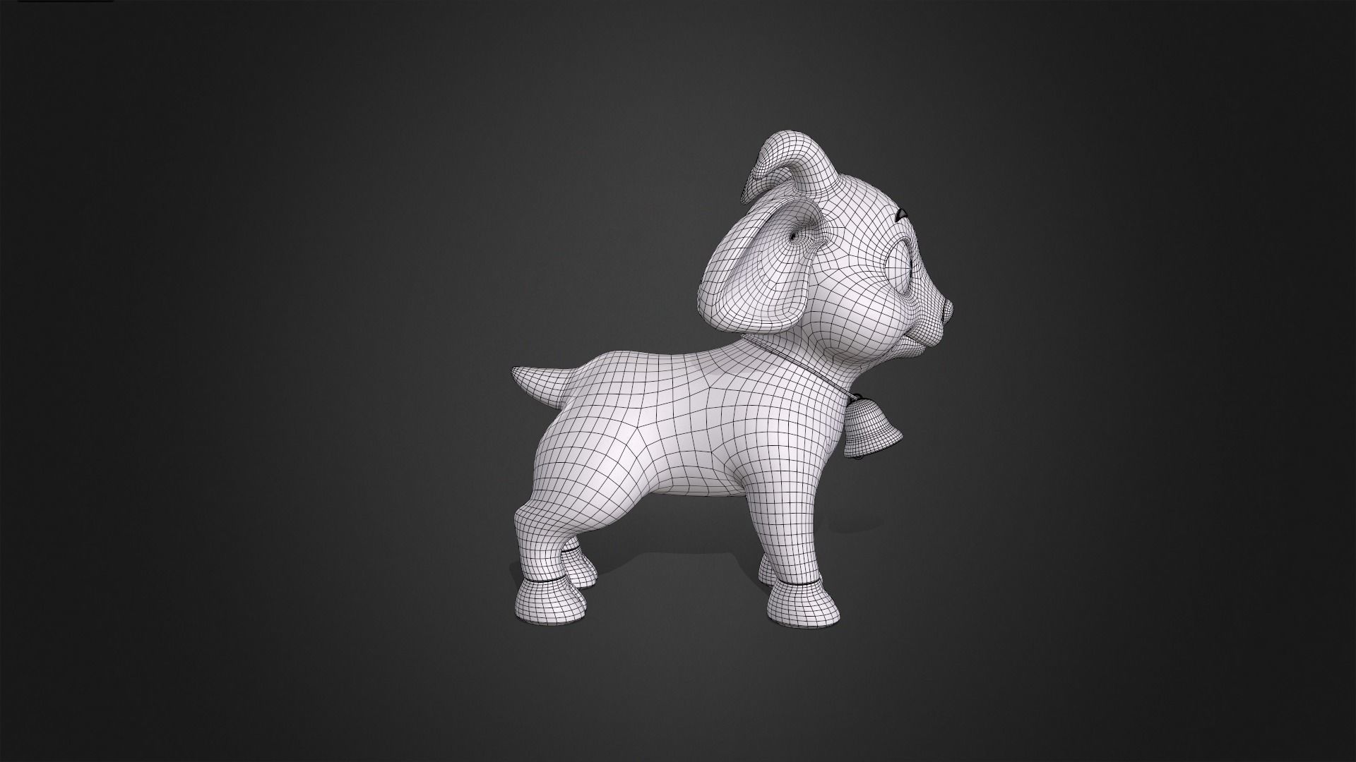 Asset - Cartoons - Animal - Goatling Rigged 3D model_11