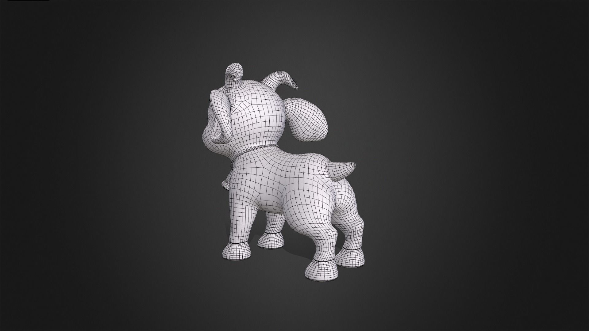 Asset - Cartoons - Animal - Goatling Rigged 3D model_14