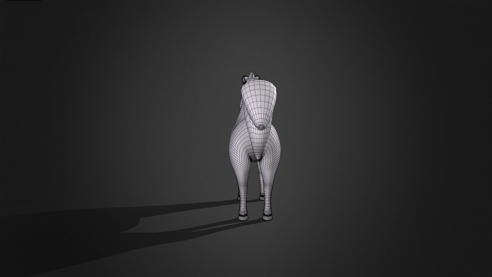 Asset - Cartoons - Animal - Horse Rigged 3D model_7