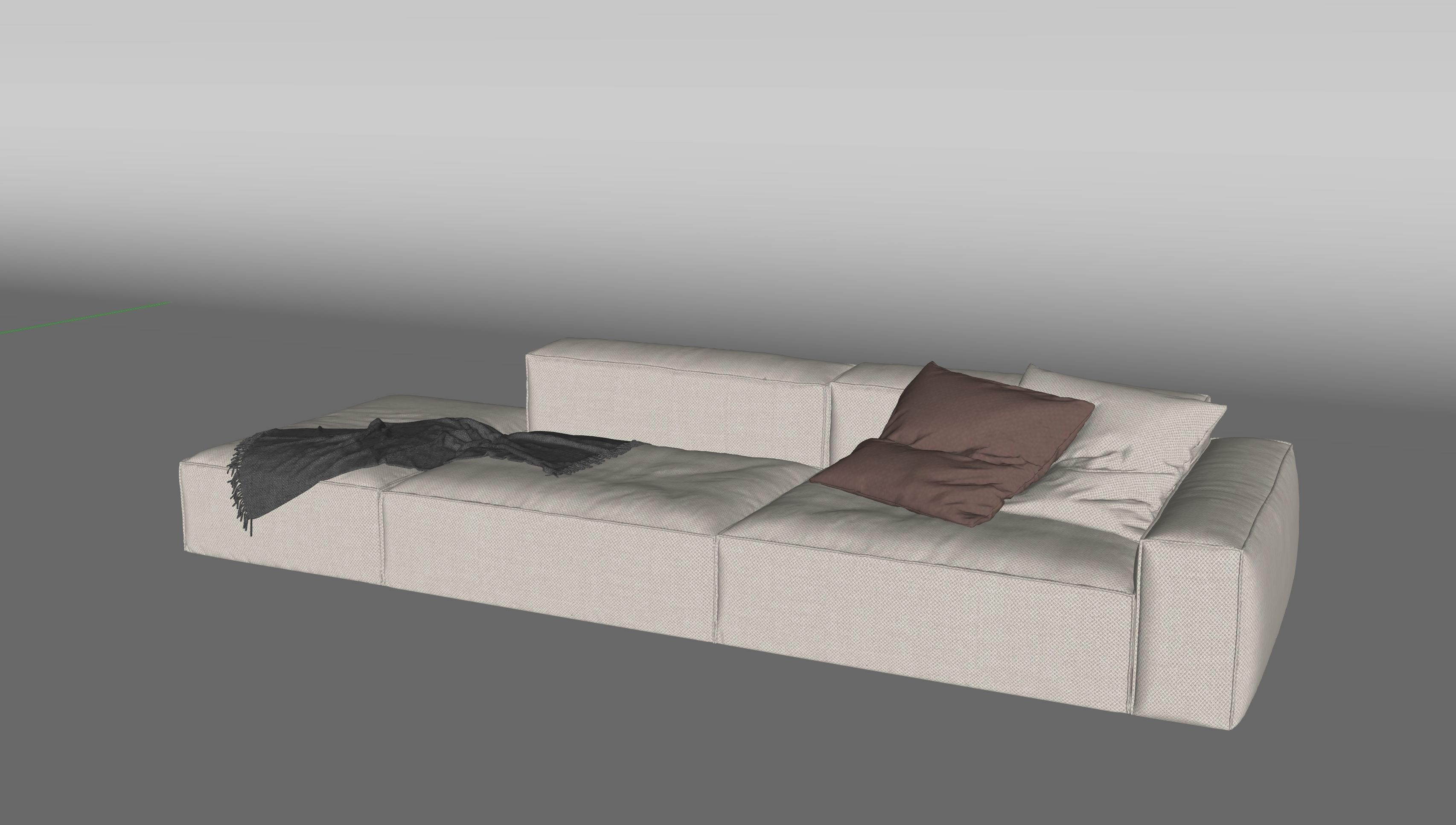 Sofa 3D model Free 3D model_9