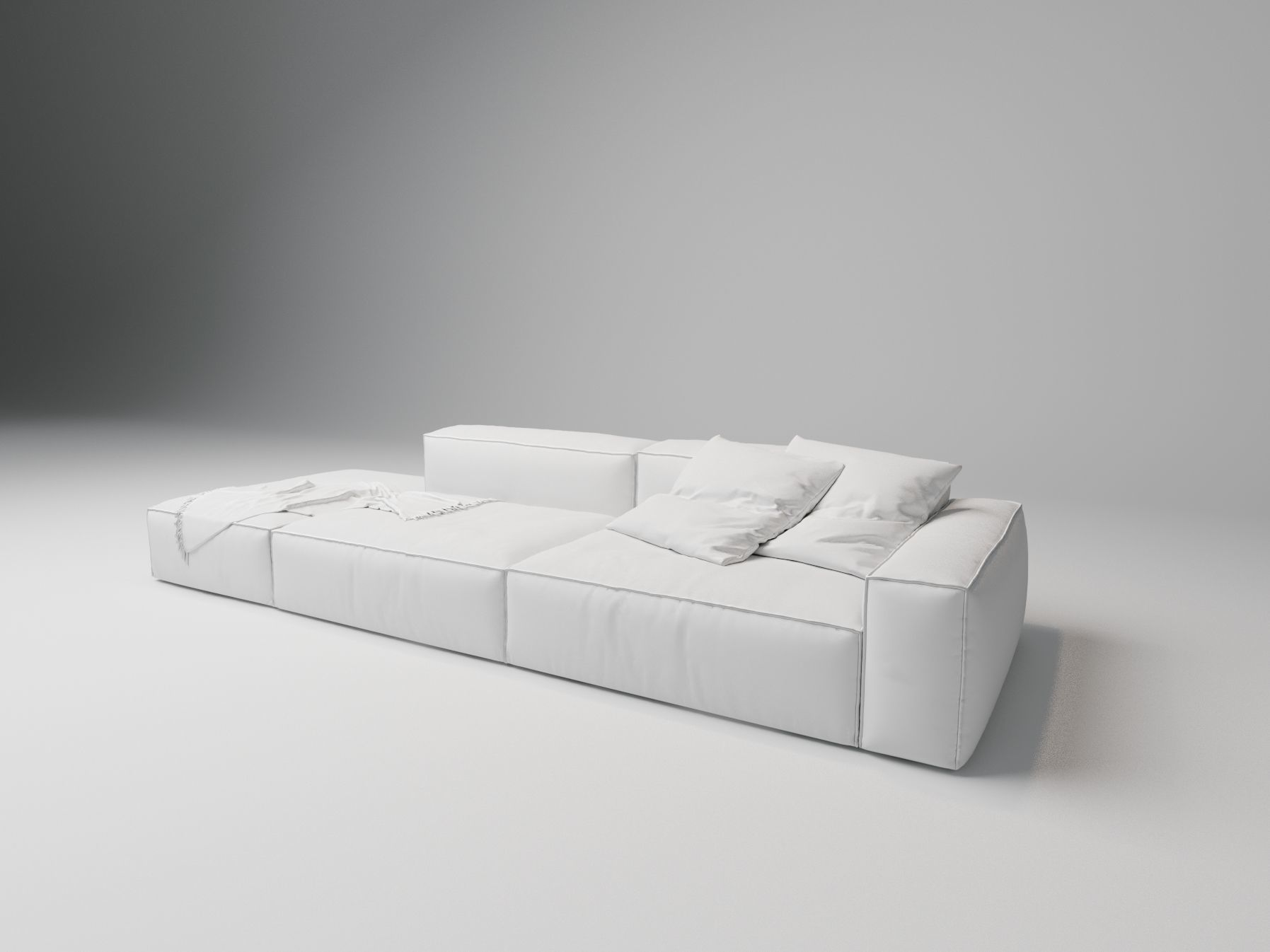 Sofa 3D model Free 3D model_8