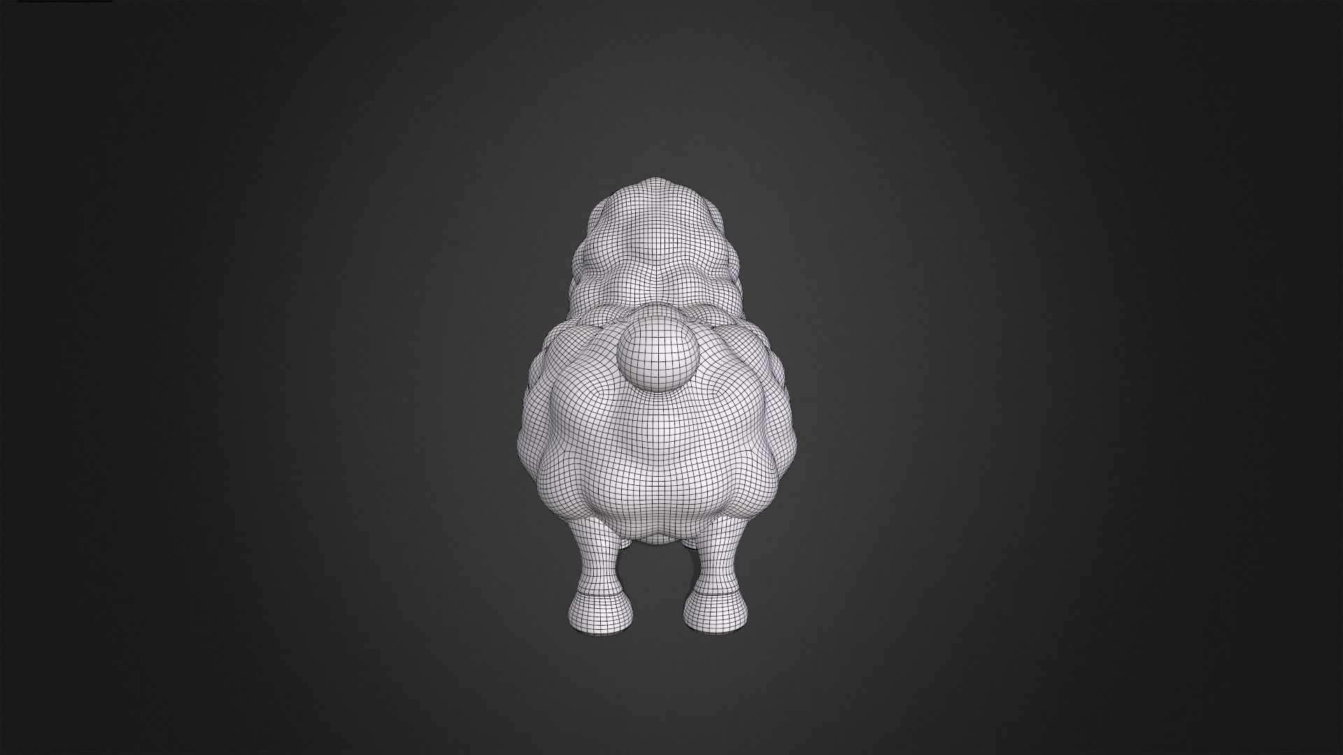 Asset - Cartoons - Animal - Sheep Rigged 3D model_11