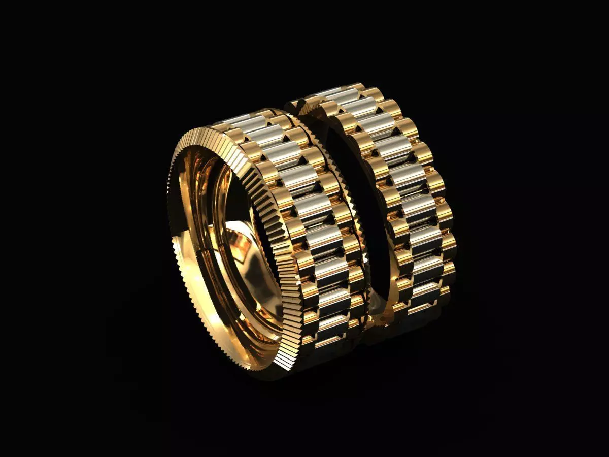 Rolex Ring Free 3D model_0