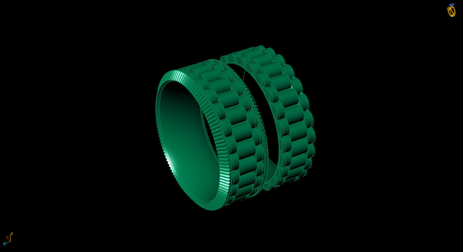 Rolex Ring Free 3D model_1