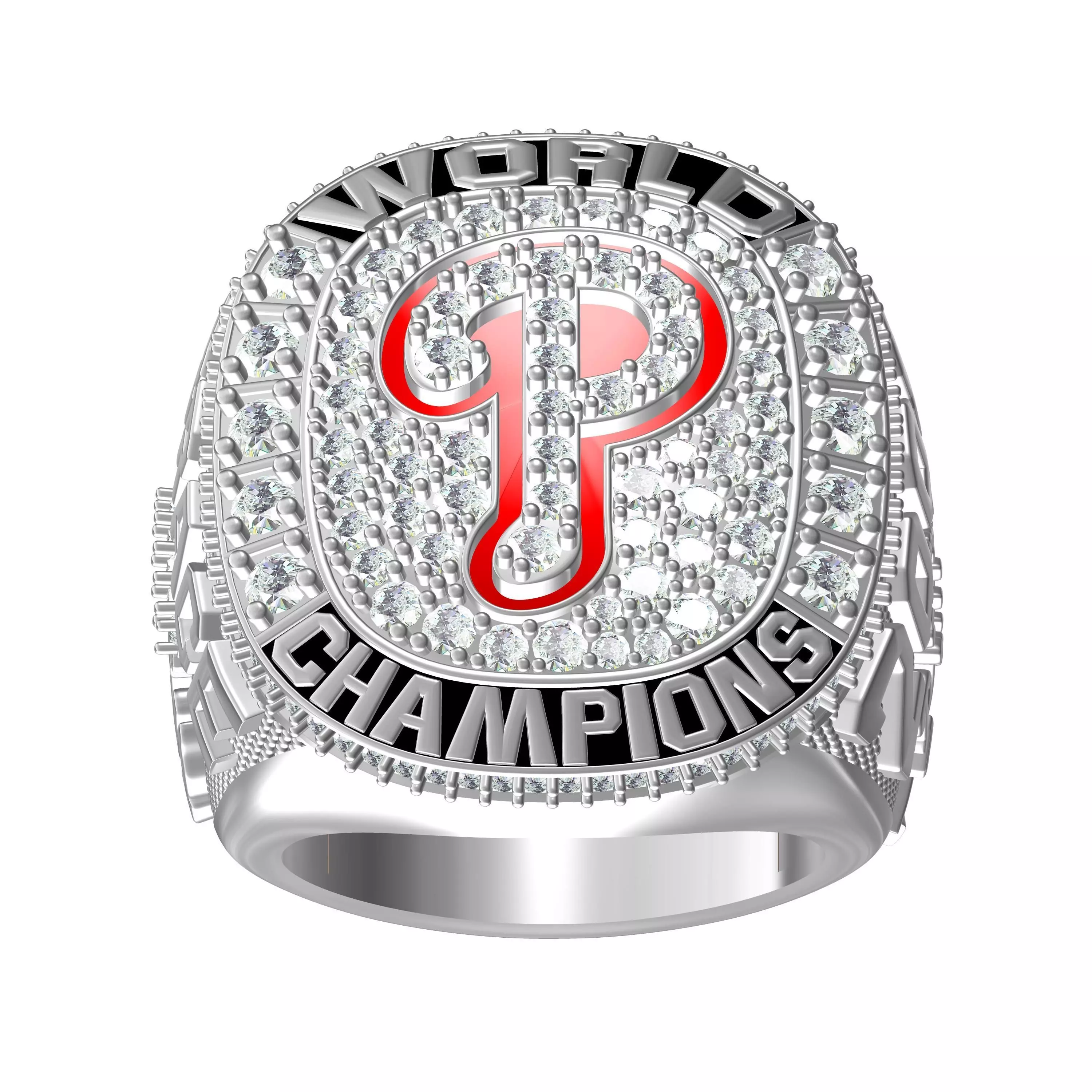 Grace Phillies Championship Ring 3D print model