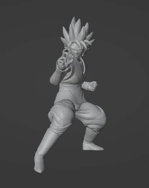 Black Goku 3D print model_1