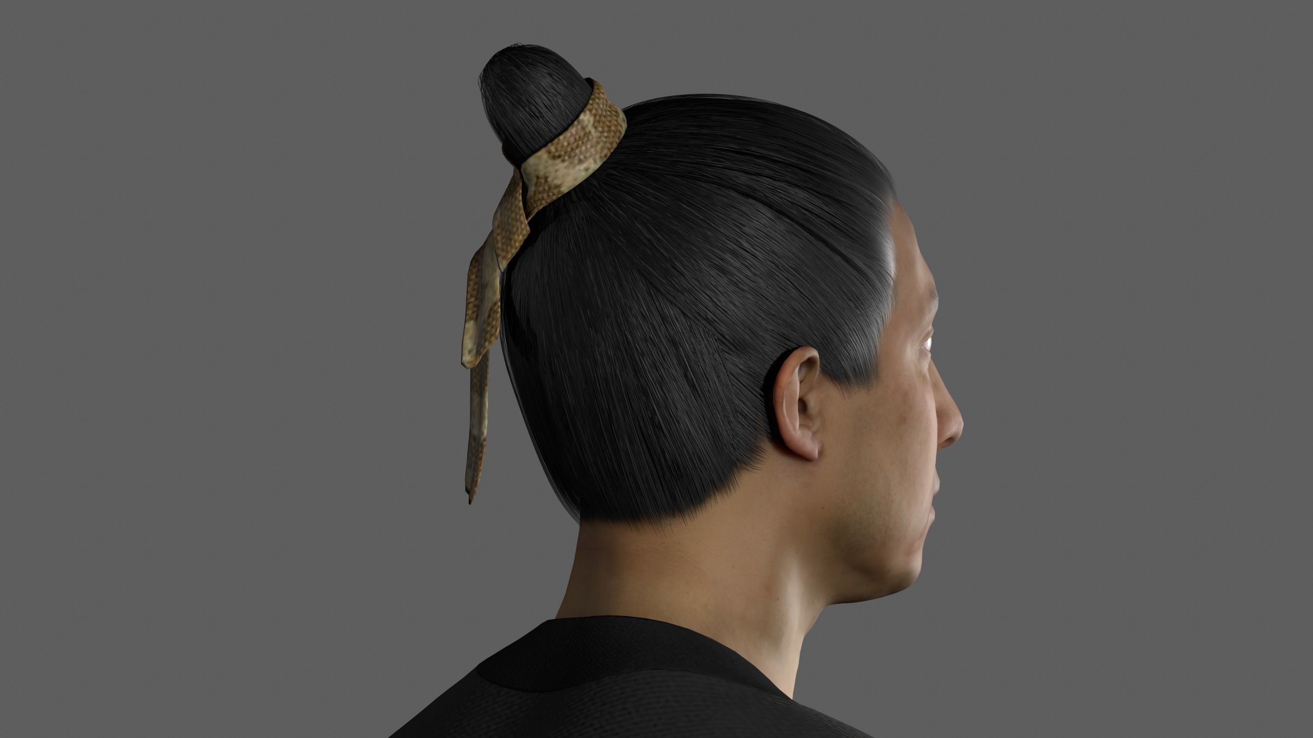 farmer avatar Low-poly 3D model_11