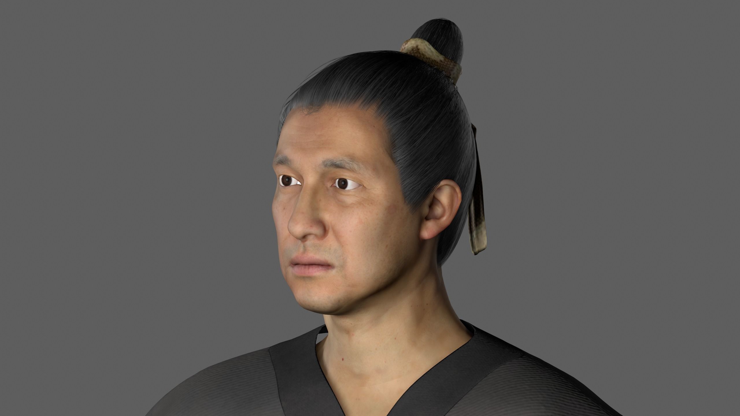 farmer avatar Low-poly 3D model_10