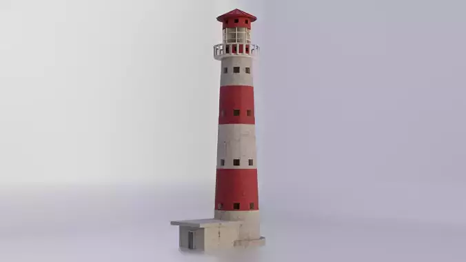 Lighthouse 3D Model - Blender Cycles Render