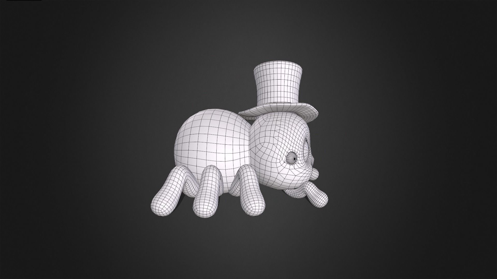 Asset - Cartoons - Animal - Cute Spider Rigged 3D model_5