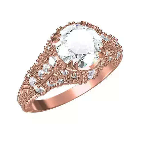 Beautiful Art Deco Engagement Ring for Women
