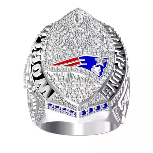 Patriots Superbowl Championship Ring 3D print model